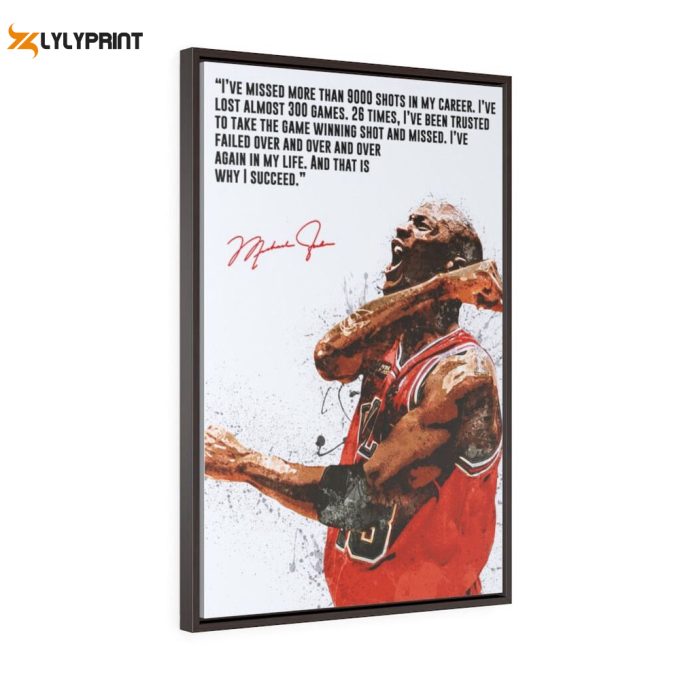 Michael Jordan Motivational Quote Poster 1
