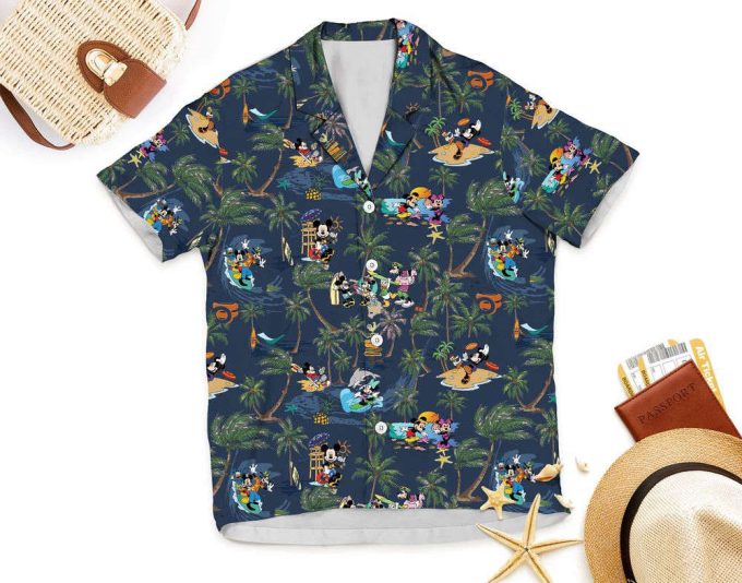 Mickey And Friends Hawaiian Shirt, Disneyland Hawaii Shirt 4