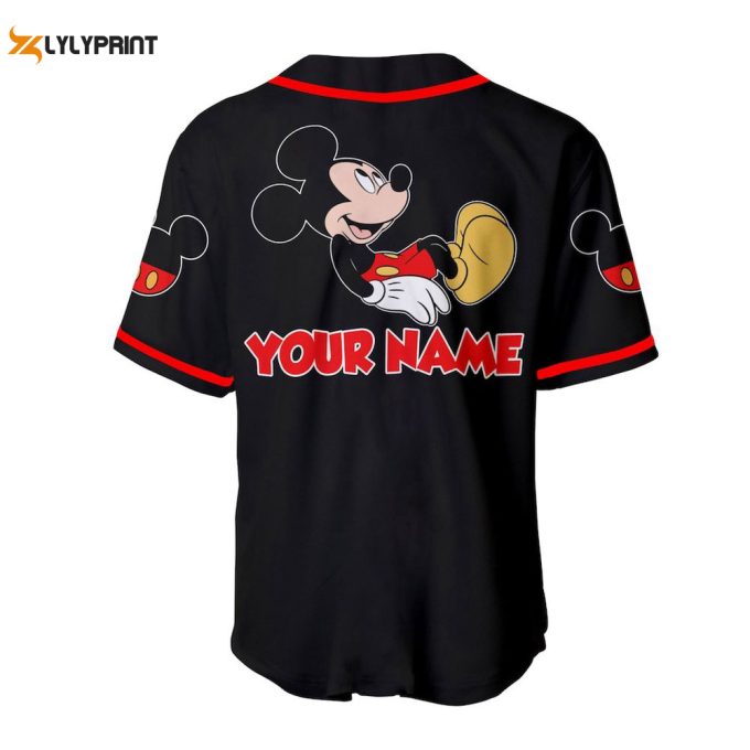 Mickey Mouse Disney Custom Baseball Jersey 2