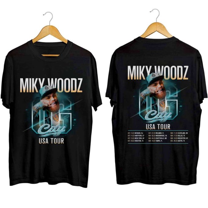 Miky Woodz Og City Tour 2023 Shirt, Miky Woodz Fan Shirt, Rapper Miky Woodz 2023 Concert Shirt, Og City Concert Shirt For Fan 1