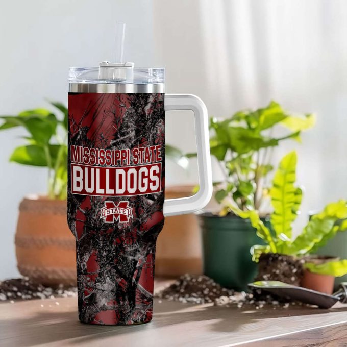 Mississippi State Bulldogs Ncaa Hunting Personalized Stanley Tumbler 40Oz 5