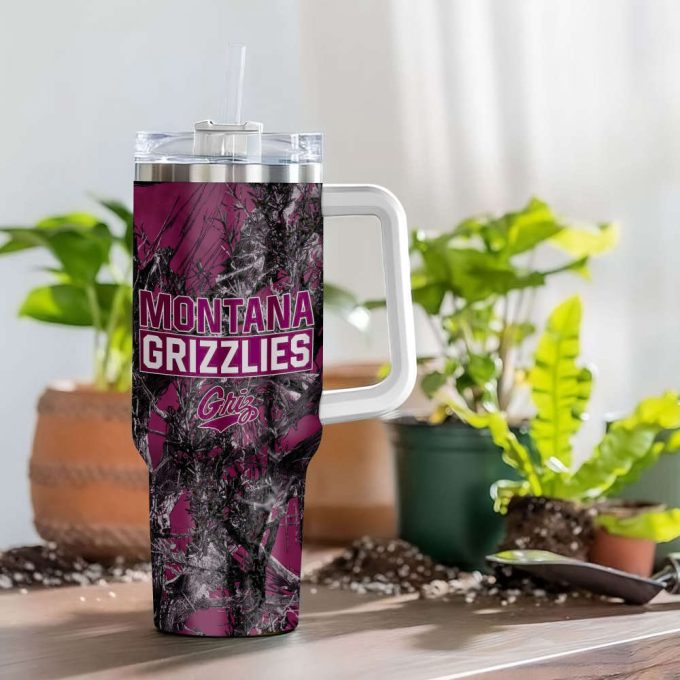 Montana Grizzlies Ncaa Hunting Personalized Stanley Tumbler 40Oz 5