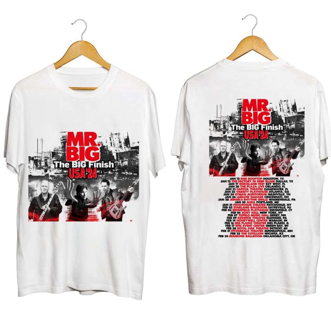 Mr Big The Big Finish Tour 2024 Shirt: Band Fan Concert Gift 2