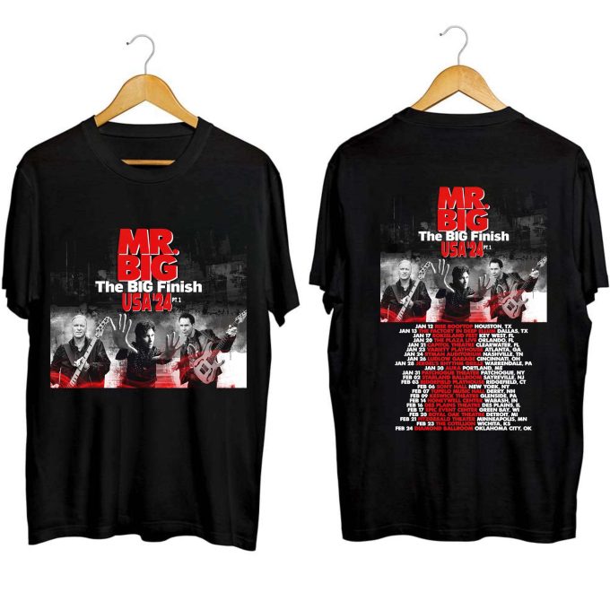Mr Big The Big Finish Tour 2024 Shirt: Band Fan Concert Gift 1