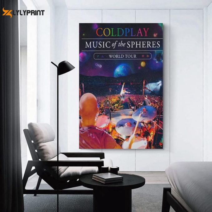 Music Of The Spheres World Tour Coldplay Canvas Poster 1