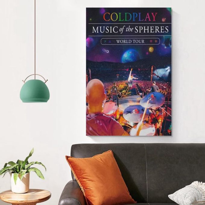 Music Of The Spheres World Tour Coldplay Canvas Poster 2
