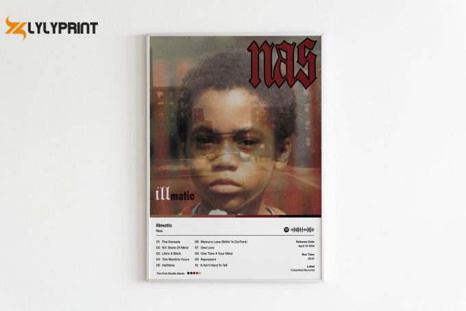 Nas 'Illmatic' Album Poster 1