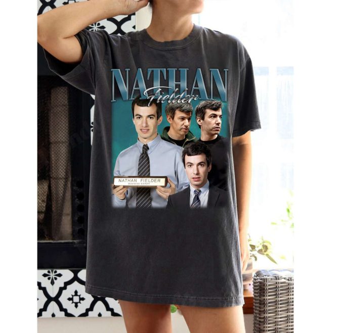 Nathan Fielder T-Shirt Nathan Fielder Shirt Nathan Fielder Tees Nathan Fielder Sweater Crewneck Sweatshirt Vintage Tee Casual T-Shirt 2