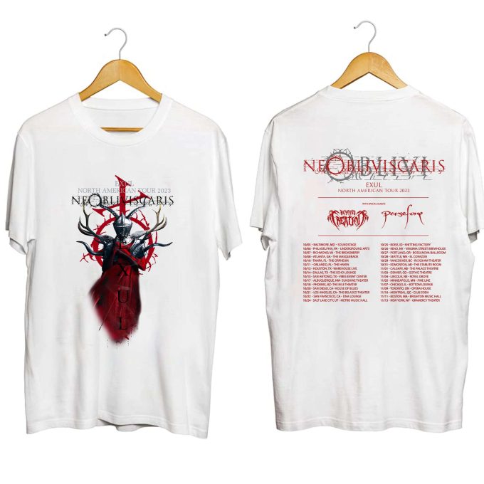 Ne Obliviscaris 2023 Tour Shirt, Ne Obliviscaris Fan Shirt, Ne Obliviscaris 2023 Concert Shirt, Ne Obliviscaris Band Shirt 2