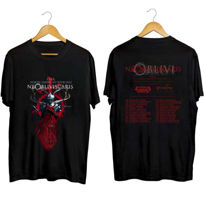 Ne Obliviscaris 2023 Tour Shirt, Ne Obliviscaris Fan Shirt, Ne Obliviscaris 2023 Concert Shirt, Ne Obliviscaris Band Shirt 1