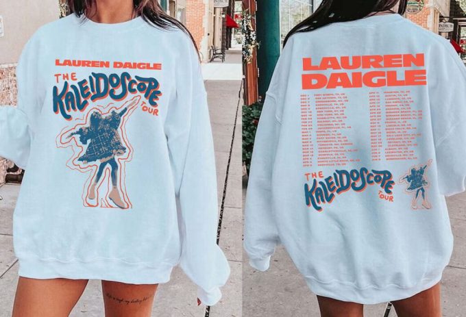 New 2024 Lauren Daigle The Kaleidoscope Tour 2023-24 T-Shirt Sweatshirt, Lauren Daigle Concert, Lauren Daigle Album Music, Thank God I Do 3