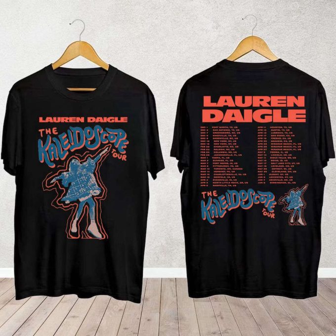 New 2024 Lauren Daigle The Kaleidoscope Tour 2023-24 T-Shirt Sweatshirt, Lauren Daigle Concert, Lauren Daigle Album Music, Thank God I Do 6
