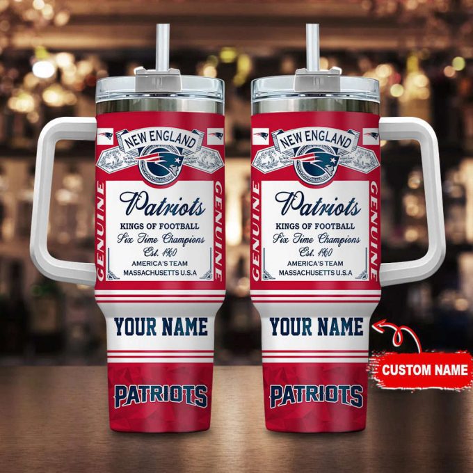New England Patriots Nfl Kings Of Football Personalized Stanley Tumbler 40Oz 2