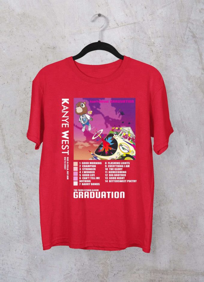 New Kanye West Graduation T-Shirt, Graduation Cotton Unisex T-Shirt, Kanye West Shirt, Unisex T-Shirt, Best Gift For Men Women 4