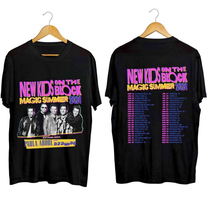 New Kids On The Block The Magic Summer Tour 2024 Shirt, New Kids On The Block Band Fan Shirt, New Kids On The Block Shirt, Nkotb 2024 Shirt 3
