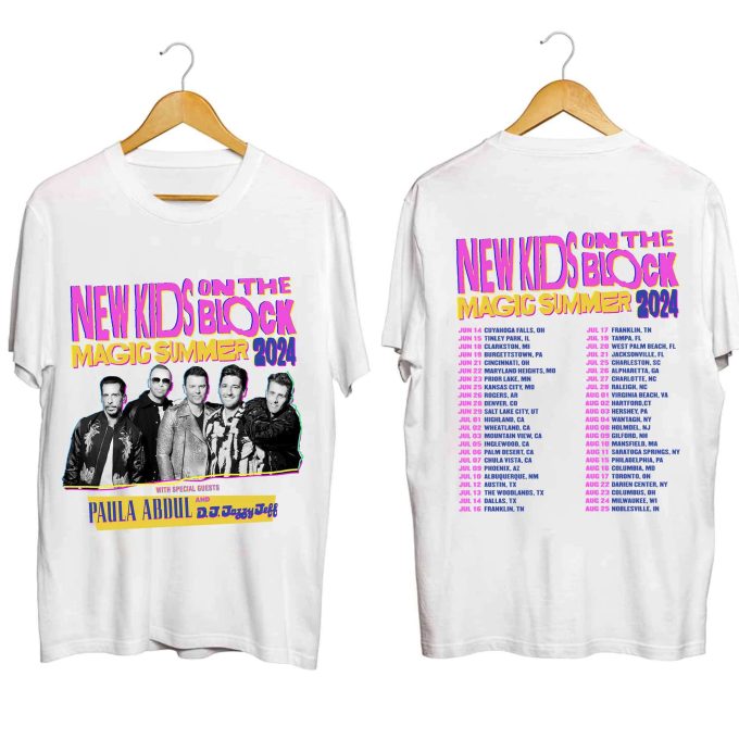 New Kids On The Block The Magic Summer Tour 2024 Shirt, New Kids On The Block Band Fan Shirt, New Kids On The Block Shirt, Nkotb 2024 Shirt 1
