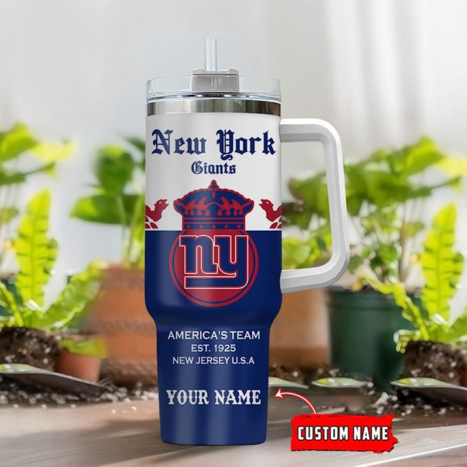 New York Giants Personalized Nfl Corona Extra 40Oz Stanley Tumbler 3