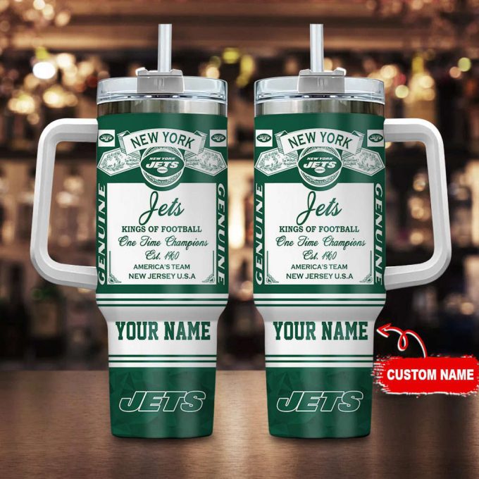 New York Jets Nfl Kings Of Football Personalized Stanley Tumbler 40Oz 2