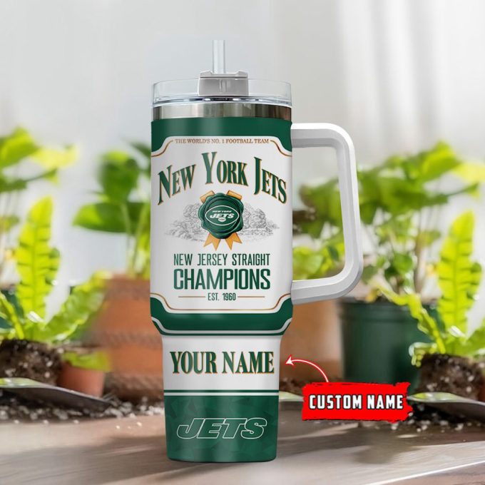 New York Jets Personalized The World’s No 1 Football Team Nfl Jim Beam 40Oz Stanley Tumbler 3
