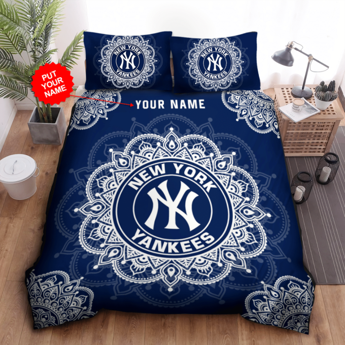 Official New York Yankees Duvet Set - Perfect Gift For Fans Bd604 2