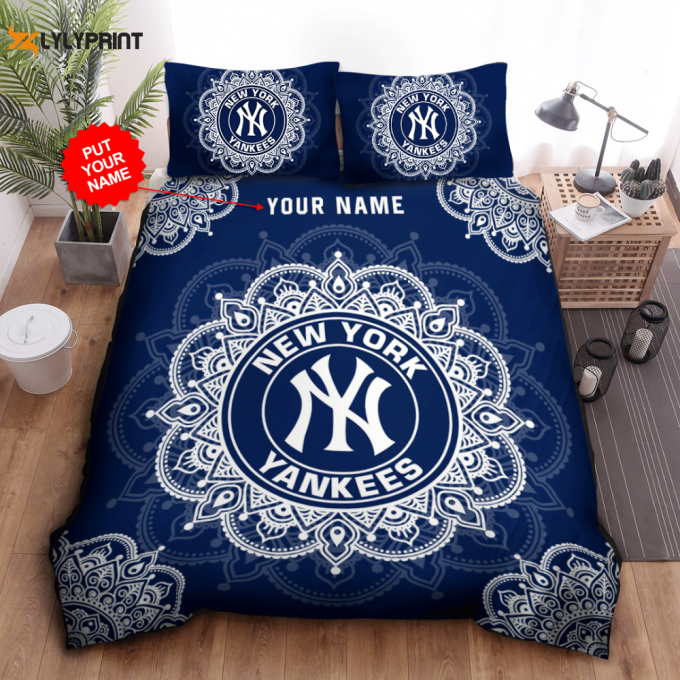 Official New York Yankees Duvet Set - Perfect Gift For Fans Bd604 1