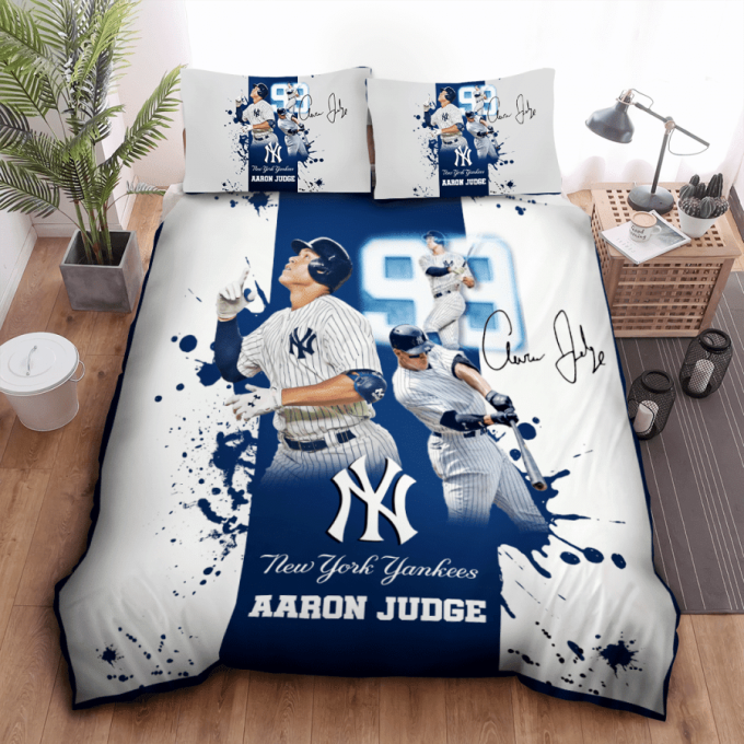 New York Yankees Duvet Cover Bedding Set Gift For Fans 2024 Bd606 2