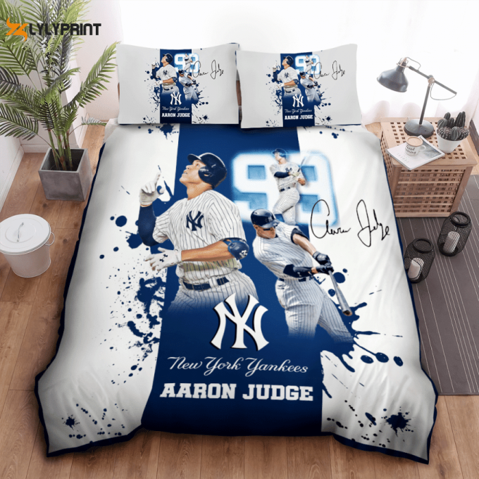 New York Yankees Duvet Cover Bedding Set Gift For Fans 2024 Bd606 1