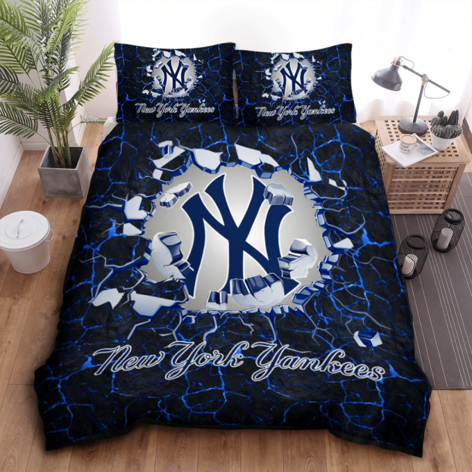 New York Yankees Duvet Cover Bedding Set - Perfect Gift For Fans Bd607 2