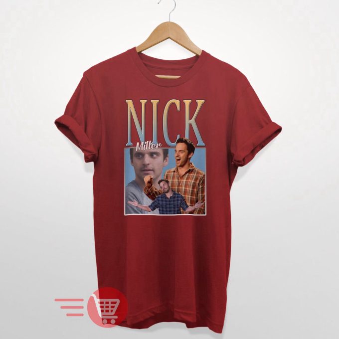 Nick Miller Homage T-Shirt Tee Top Funny Tv Icon Gift Men'S Women'S Girl 3