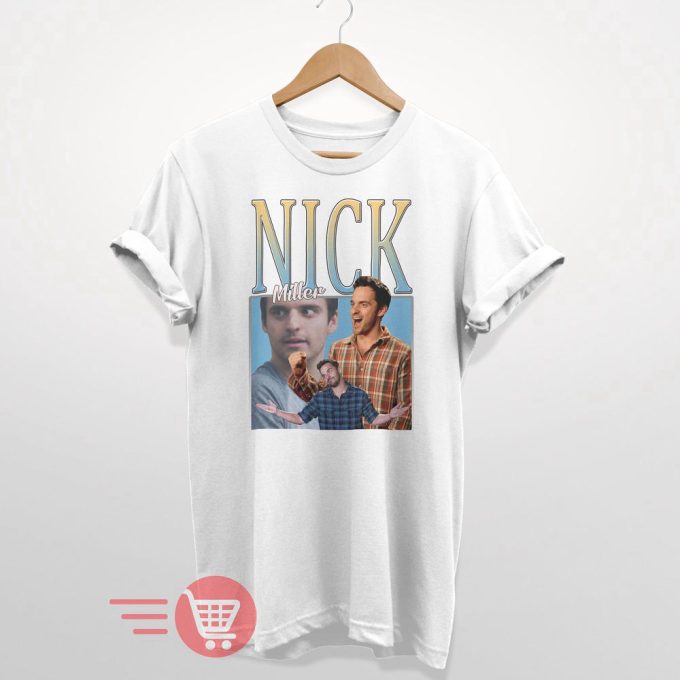 Nick Miller Homage T-Shirt Tee Top Funny Tv Icon Gift Men'S Women'S Girl 4