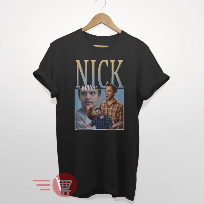 Nick Miller Homage T-Shirt Tee Top Funny Tv Icon Gift Men'S Women'S Girl 1