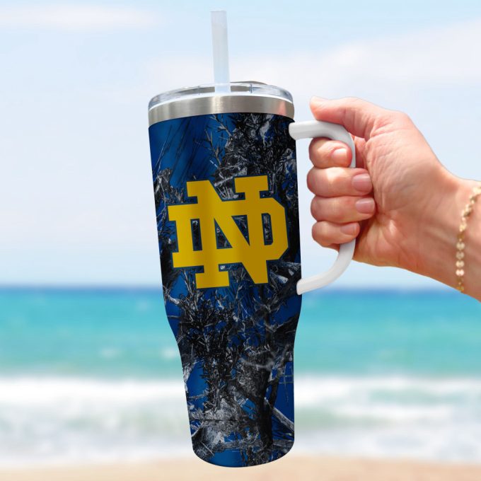 Notre Dame Fighting Irish Ncaa Hunting Personalized Stanley Tumbler 40Oz 4