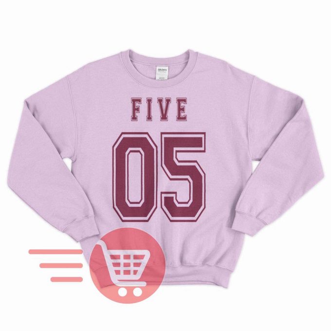 Number Five Shirt: Aidan Gallagher Hargreeves Sweater - Unisex Sweatshirt Tee 6