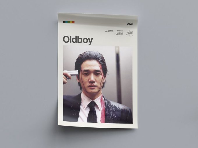 Oldboy Movie Poster, Modern Movie Poster 2