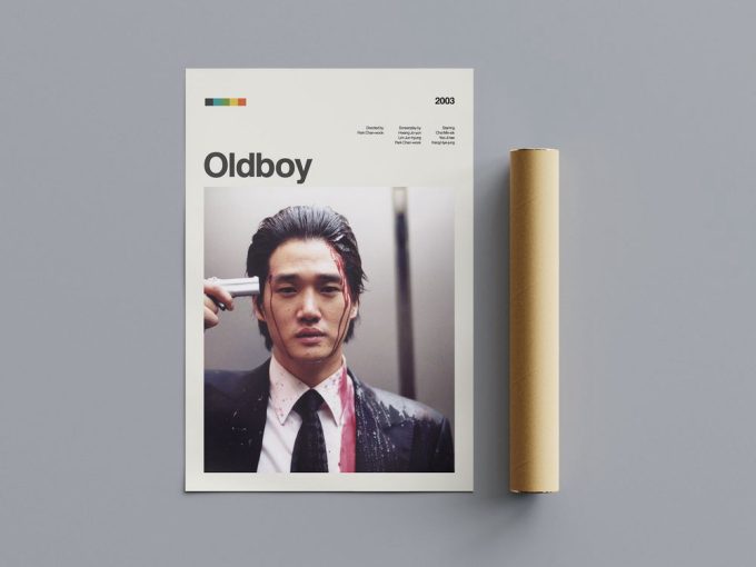 Oldboy Movie Poster, Modern Movie Poster 3