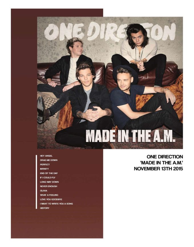 One Direction &Quot;Made In The Am&Quot; Album Cover Poster #1 3