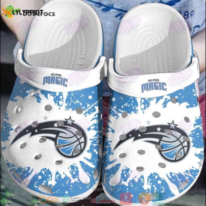 Orlando Magic White Nba Crocs Clog Shoes 1