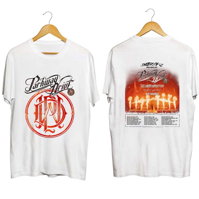 Parkway Drive Monsters Of Oz 2023 Us Tour Shirt - Fan Gifts Band Merch 2