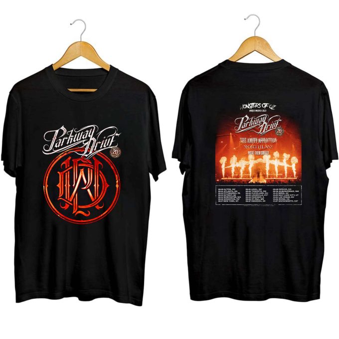 Parkway Drive Monsters Of Oz 2023 Us Tour Shirt - Fan Gifts Band Merch 1