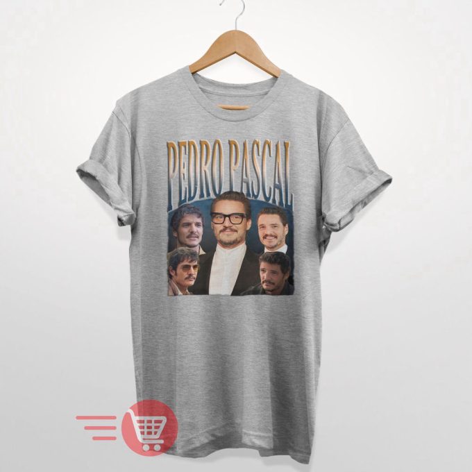 Pedro Pascal Shirt, Actor Pedro Pascal Shirt Retro 90S, Javier Peña, Narco Pedro Pascal Fans Gift, Pedro Pascal Tribute Celebrity Shirt 2