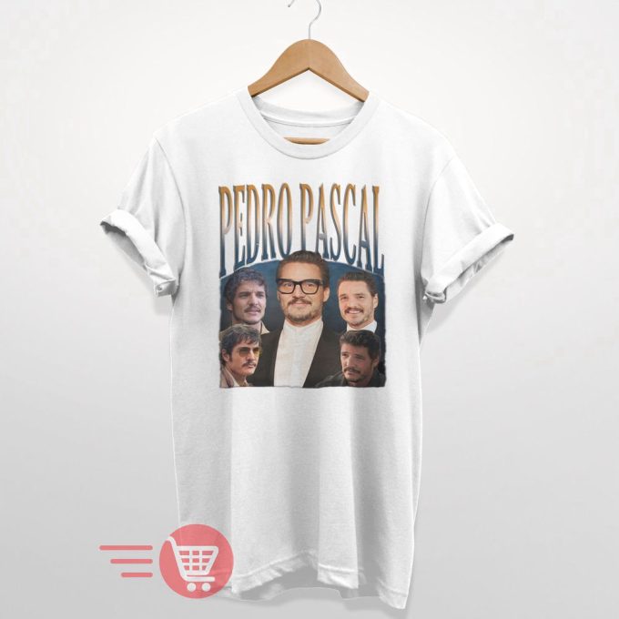 Pedro Pascal Shirt, Actor Pedro Pascal Shirt Retro 90S, Javier Peña, Narco Pedro Pascal Fans Gift, Pedro Pascal Tribute Celebrity Shirt 4