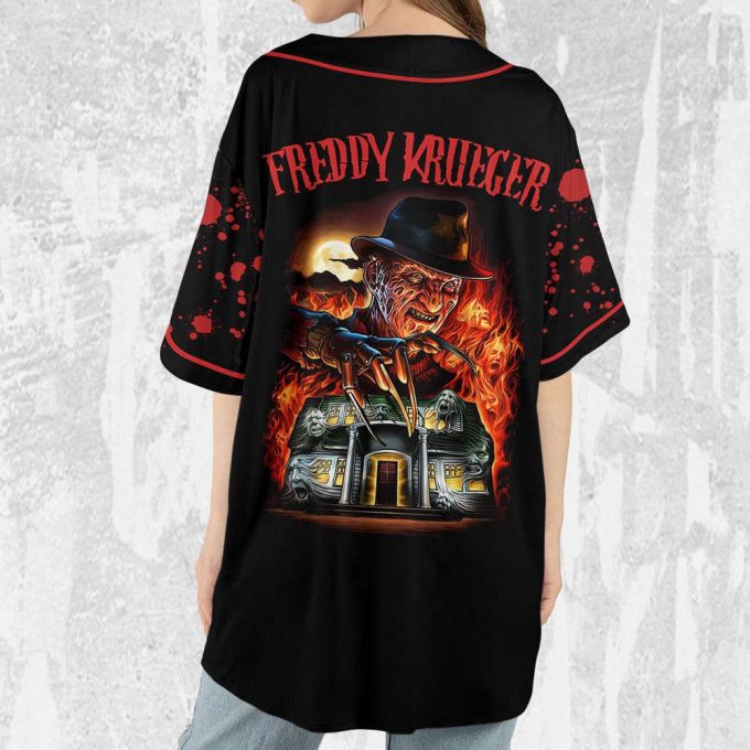 Personalize Freddy Krueger Stay Woke Jersey, Horror Jersey, Freddy Baseball Jersey 5