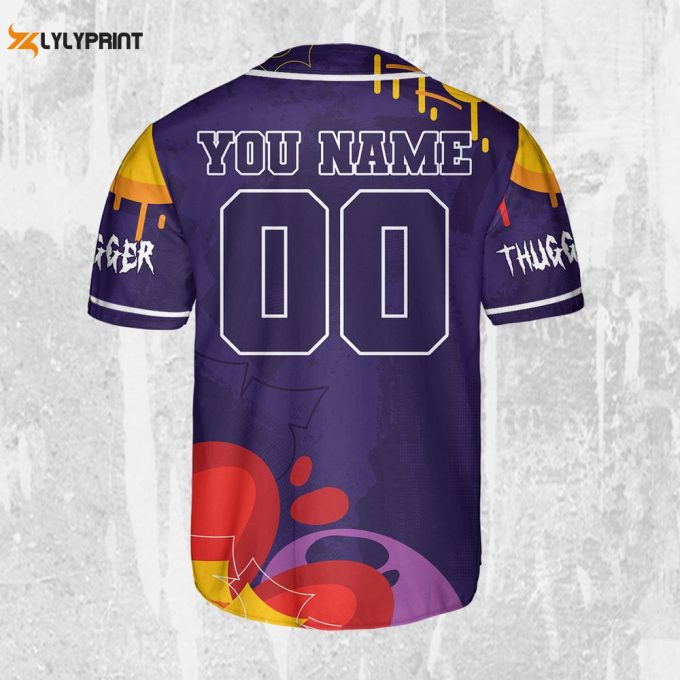 Personalize Young Thug Hiphop Colorful Jersey, Young Thug Baseball Jersey 2