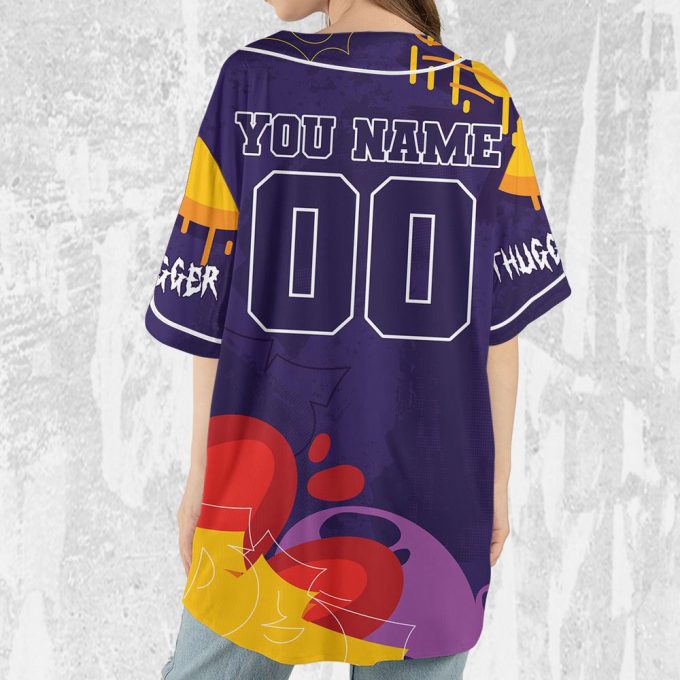Personalize Young Thug Hiphop Colorful Jersey, Young Thug Baseball Jersey 4