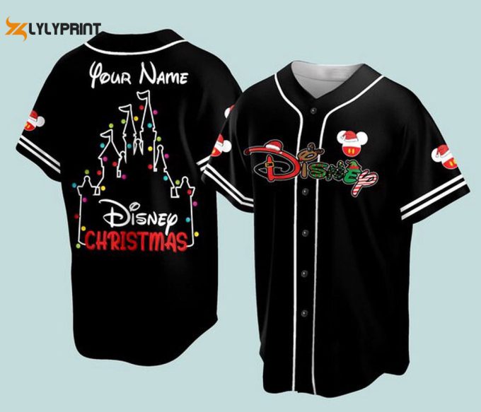 Personalized Christmas Ddisney Baseball Jersey Ddisneyland Trip 2