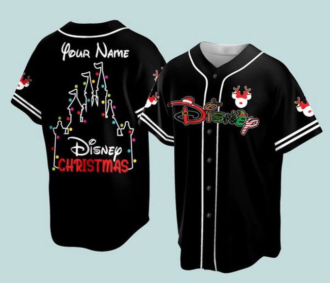 Personalized Christmas Ddisney Baseball Jersey Ddisneyland Trip 3