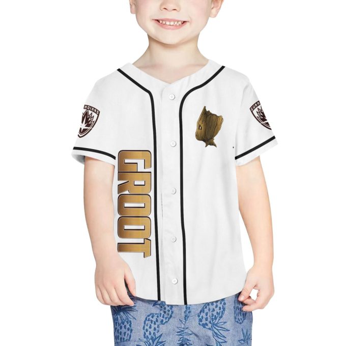 Personalized Groot Awesome Love Life Baseball Jersey 4