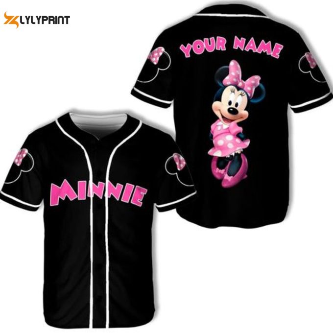 Personalized Mickey Cartoon Movie Baseball Jersey Shirt 2