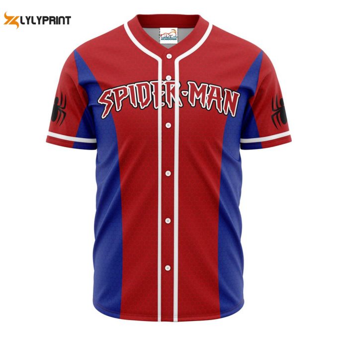 Personalized Spiderman Baseball Shirt, Spider Man Peter Parker Baseball Shirt 2