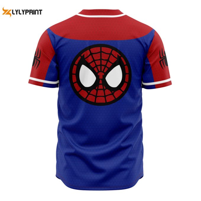 Personalized Spiderman Shirt, Spider Man Peter Parker Baseball Shirt 2